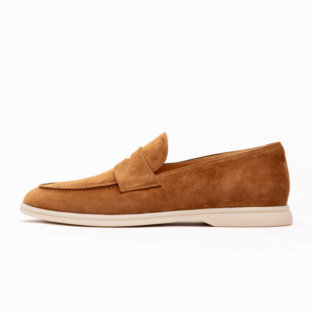 no-mass tan color men loafers