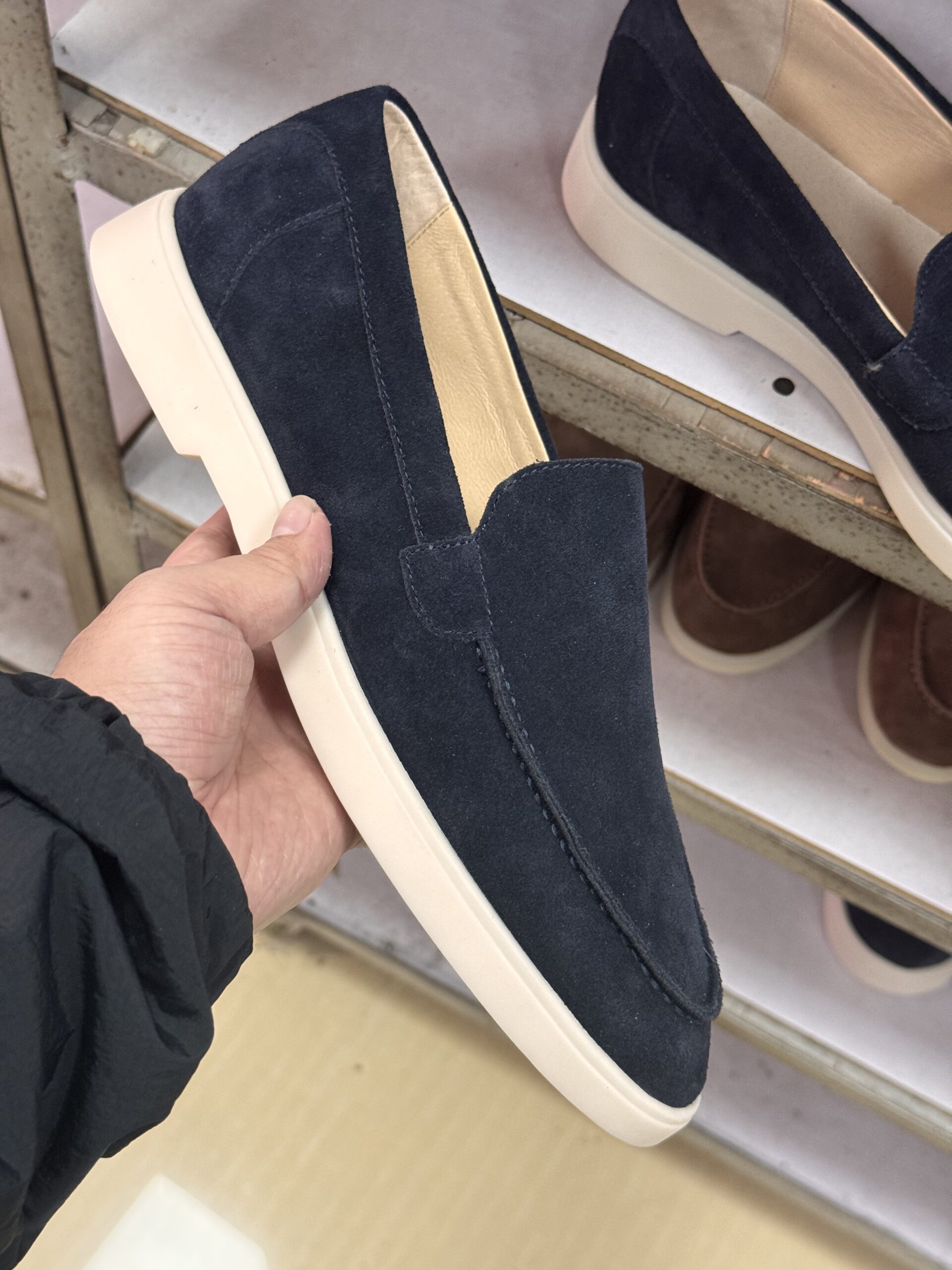 Mens Loafers Navy Color