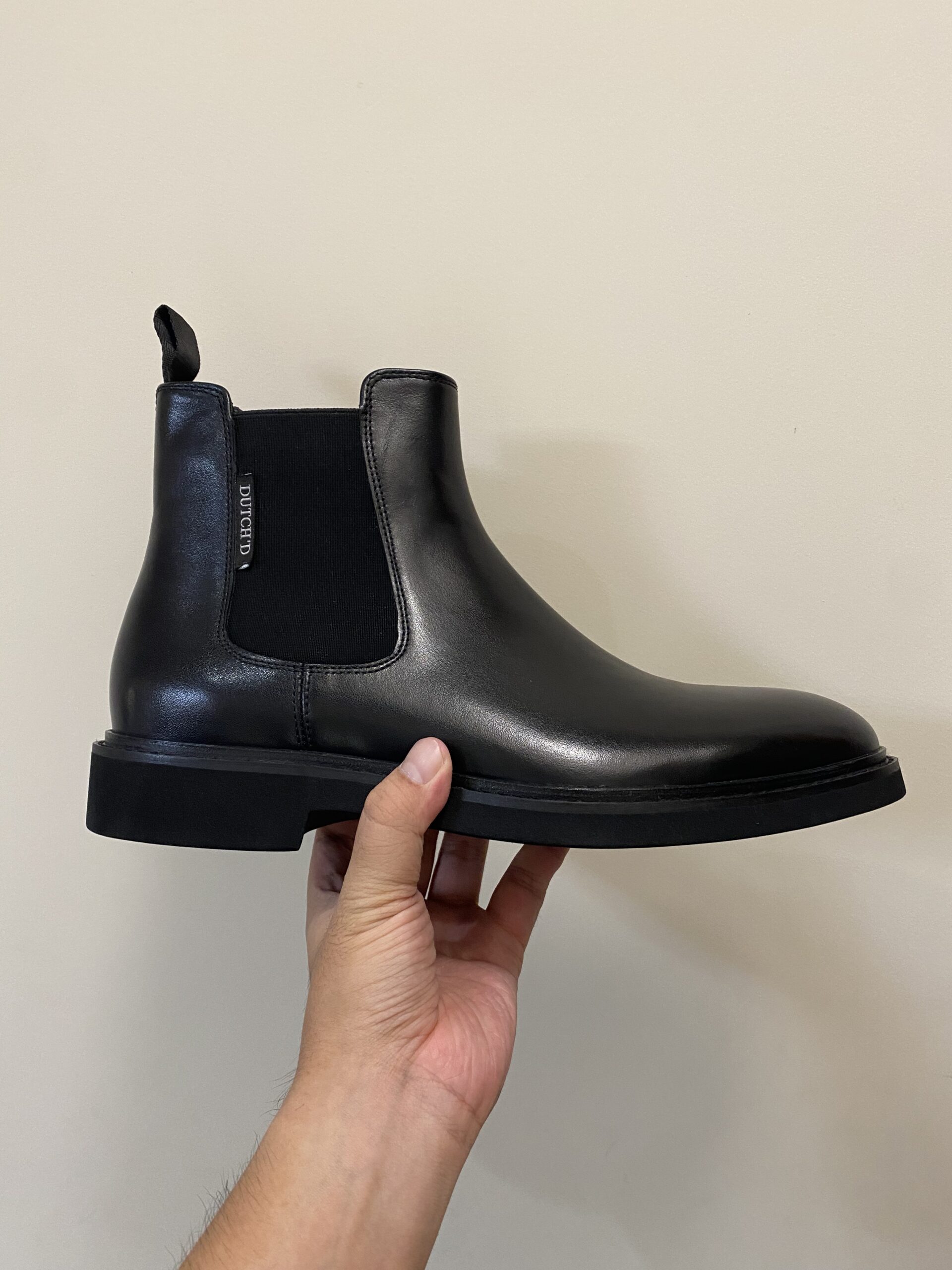 Customized calf leather boots